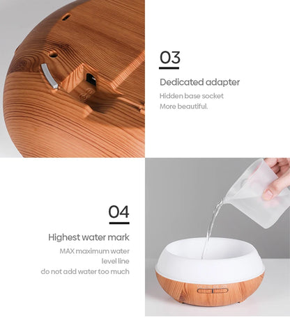 Humidificateur d'air ultrasonique avec télécommande