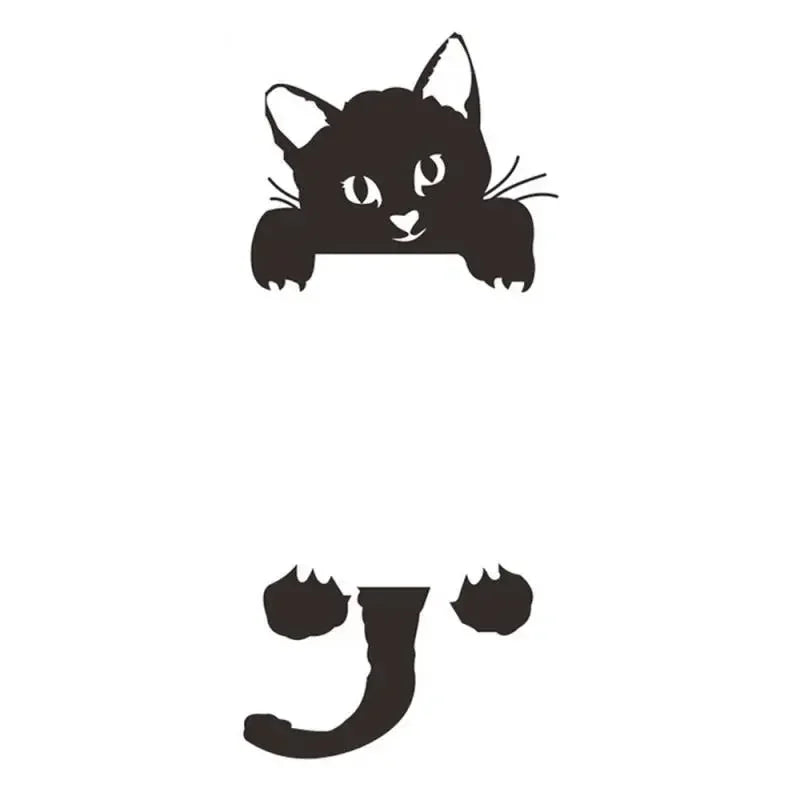 Autocollants de décoration mignons en forme de chat