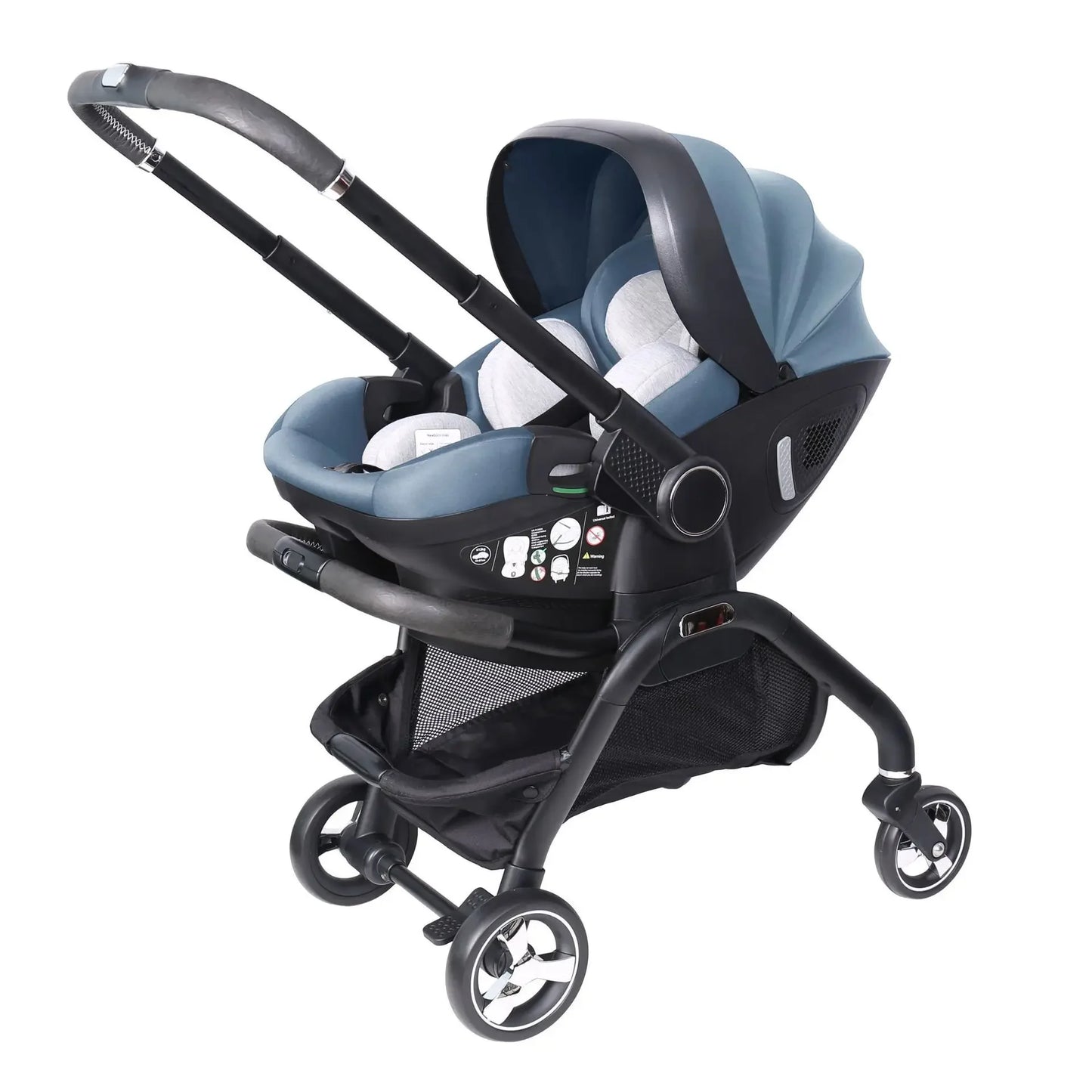 Poussette bébé 3 en 1, siège auto pour enfants, poussette pour nouveau-né, portable, légère