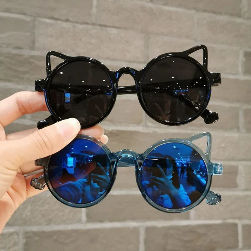 Lunettes de soleil en forme de chat pour enfants
