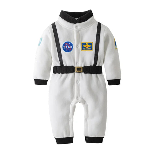 Déguisement bébé astronaute blanc body
