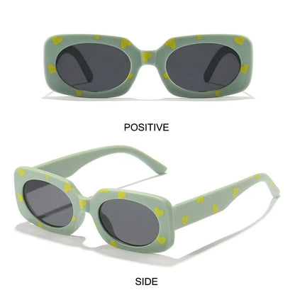 Lunettes de soleil à imprimé cœur pour enfants