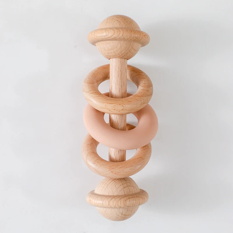 Hochet de dentition avec perles pour bébés