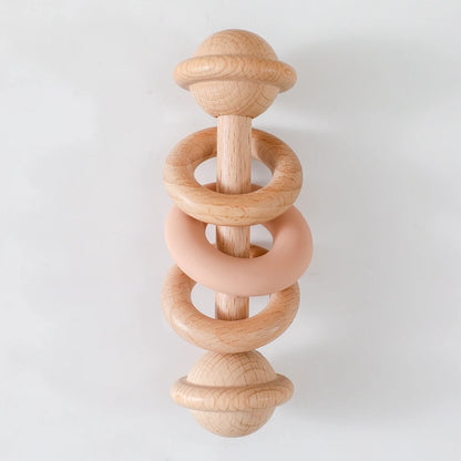 Hochet de dentition avec perles pour bébés