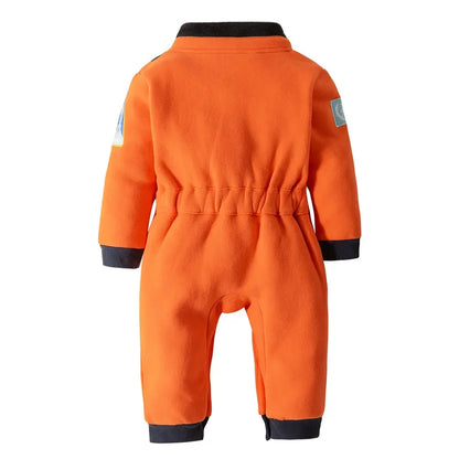 Déguisement bébé astronaute orange body