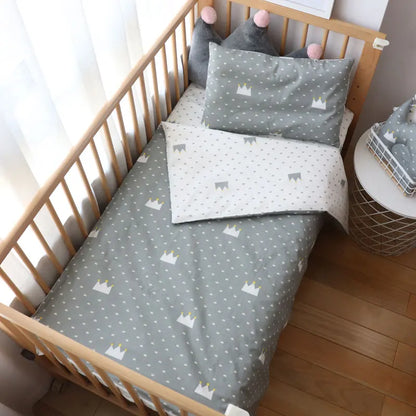Parure de lit en coton doux pour bébé