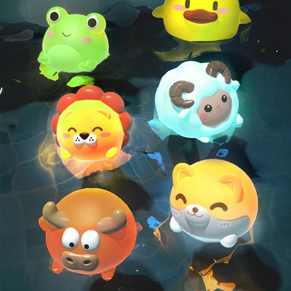 Lot de 3 ou 6 jouets de bains lumineux aléatoires