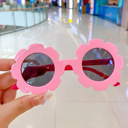 Lunettes de soleil pour bébé en forme de fleur