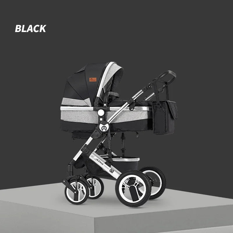 Poussette 3-en-1 moderne pour bébé