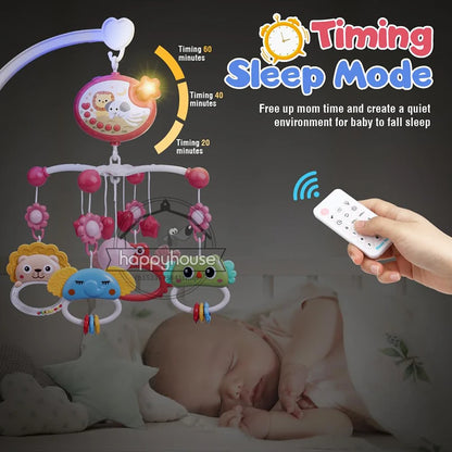 Mobile de berceau pour bébé avec animaux
