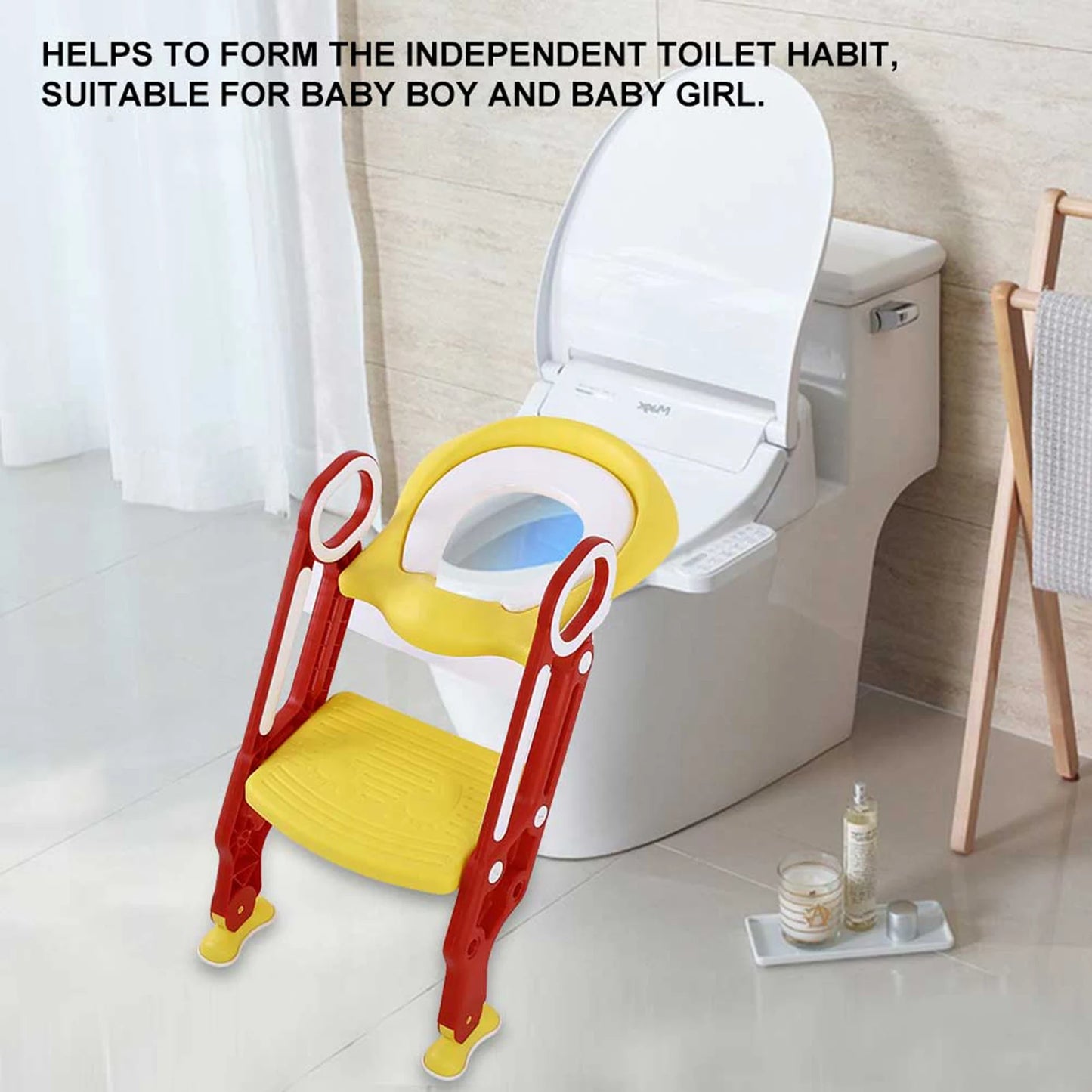 Siège de toilette pliable pour bébé