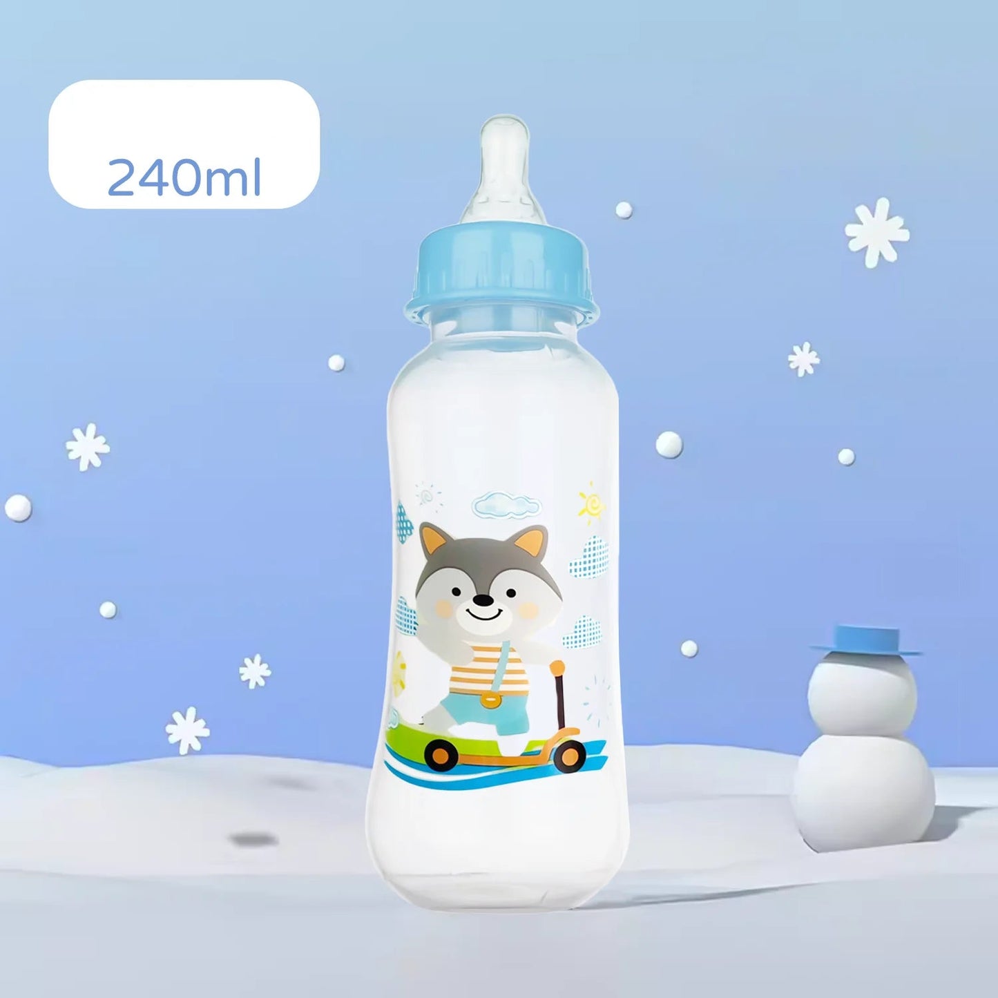 Biberon 250 ml à motif dessin animé