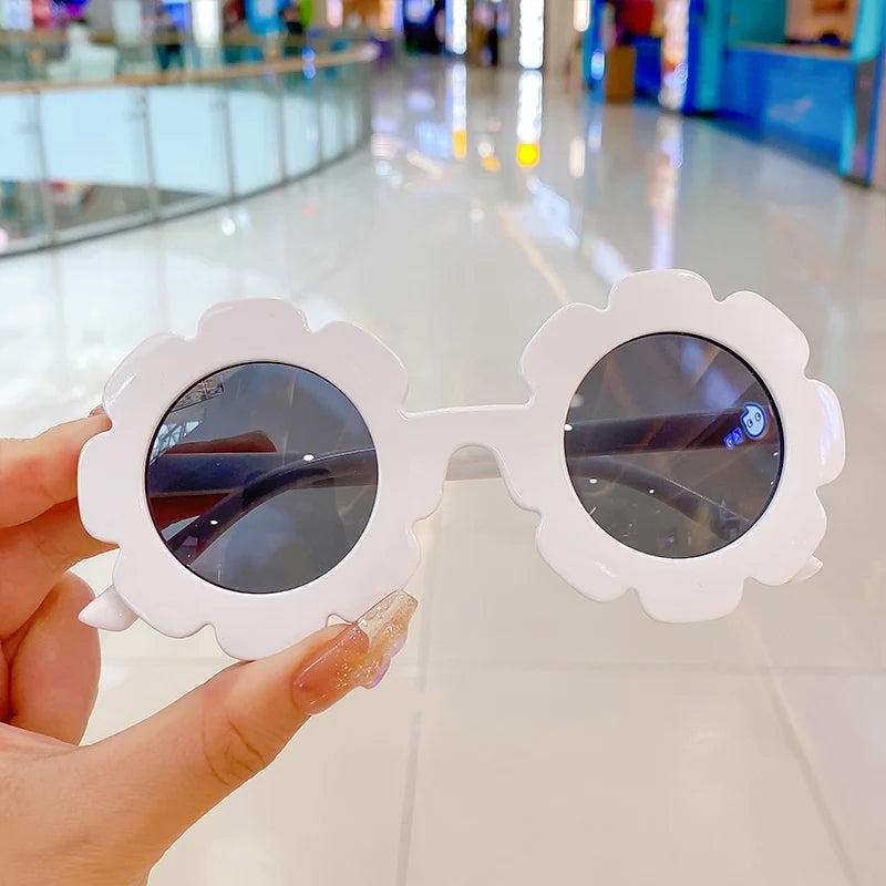Lunettes de soleil pour bébé en forme de fleur