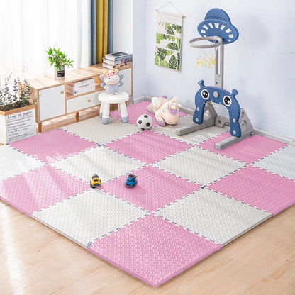 Tapis de jeu puzzle en 16 pièces pour bébé