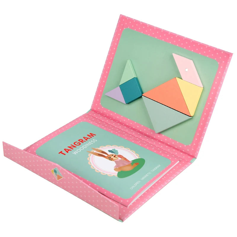 Livre de Puzzle magnétique portable pour enfant