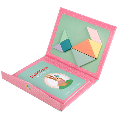 Livre de Puzzle magnétique portable pour enfant