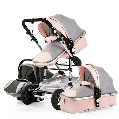 Poussette 3 en 1 pour le transport des nouveau-nés