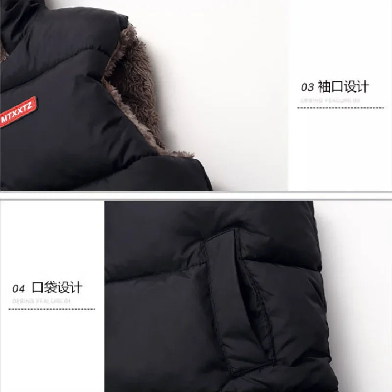 Gilet épais à capuche pour enfant