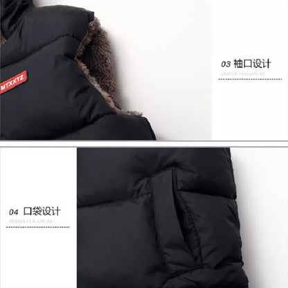 Gilet épais à capuche pour enfant