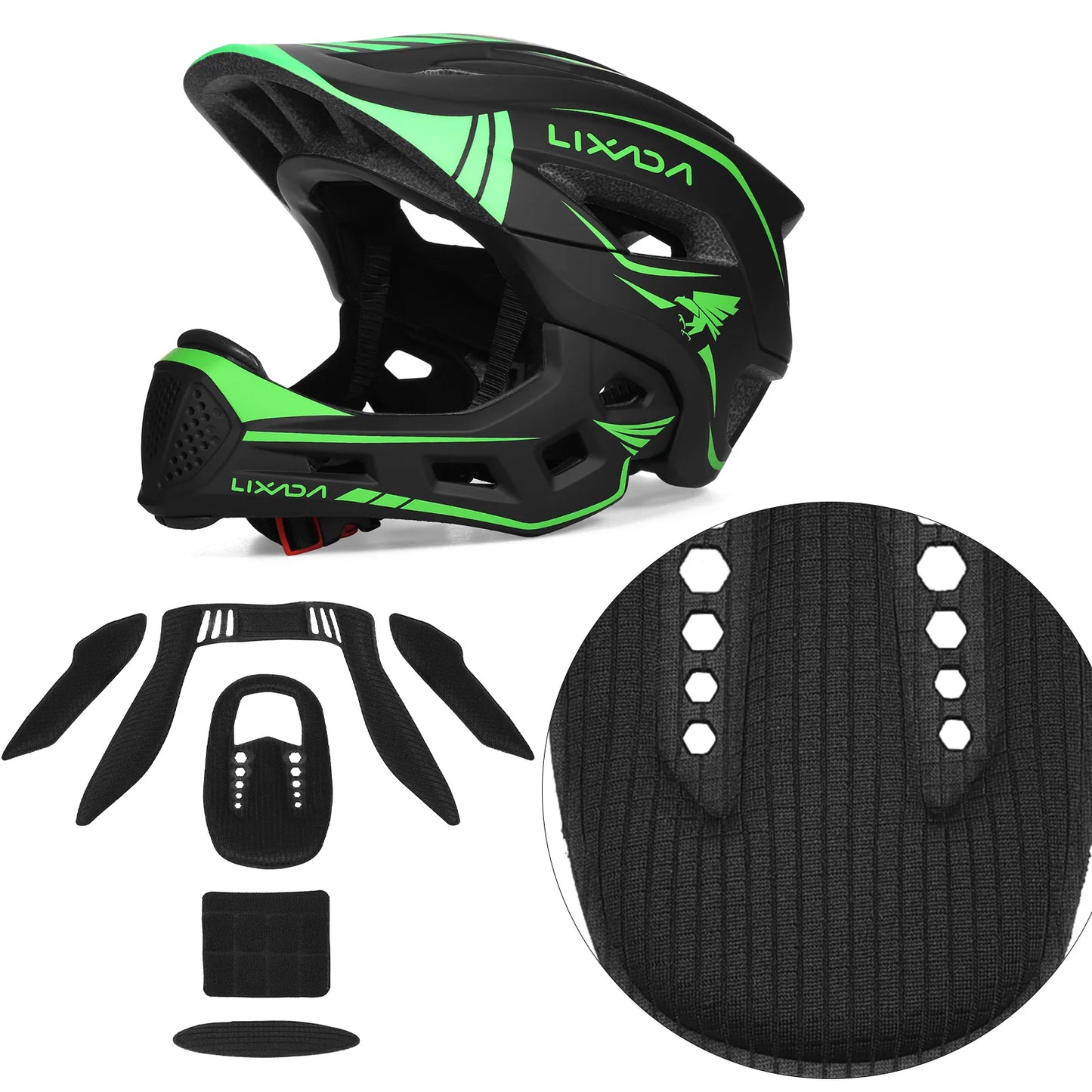 Casque vélo intégral détachable pour enfants VTT BMX
