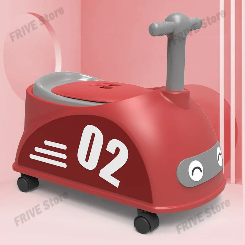 Pot de toilette motif voiture pour bébé