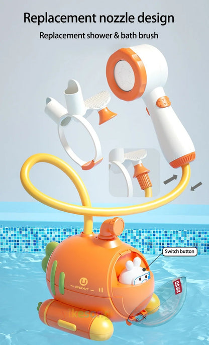 Robinet de jeu d’eau de sous-marin électrique
