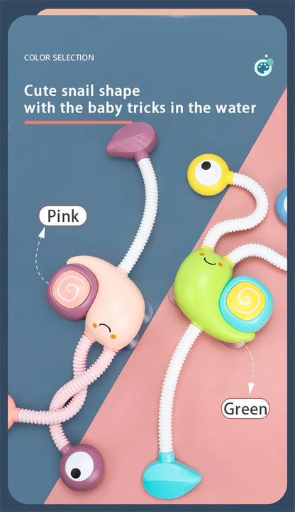 Jouet de bain pour bébé en forme d’escargot