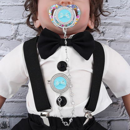 Sucette de luxe à motif papillon pour bébé