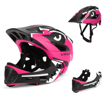 Casque vélo intégral détachable pour enfants VTT BMX