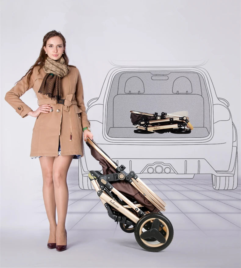 Poussette polyvalente pour bébé