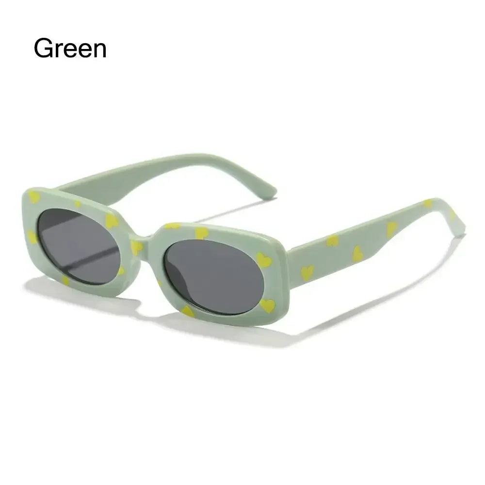Lunettes de soleil à imprimé cœur pour enfants