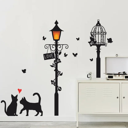 Stickers muraux en forme de chats