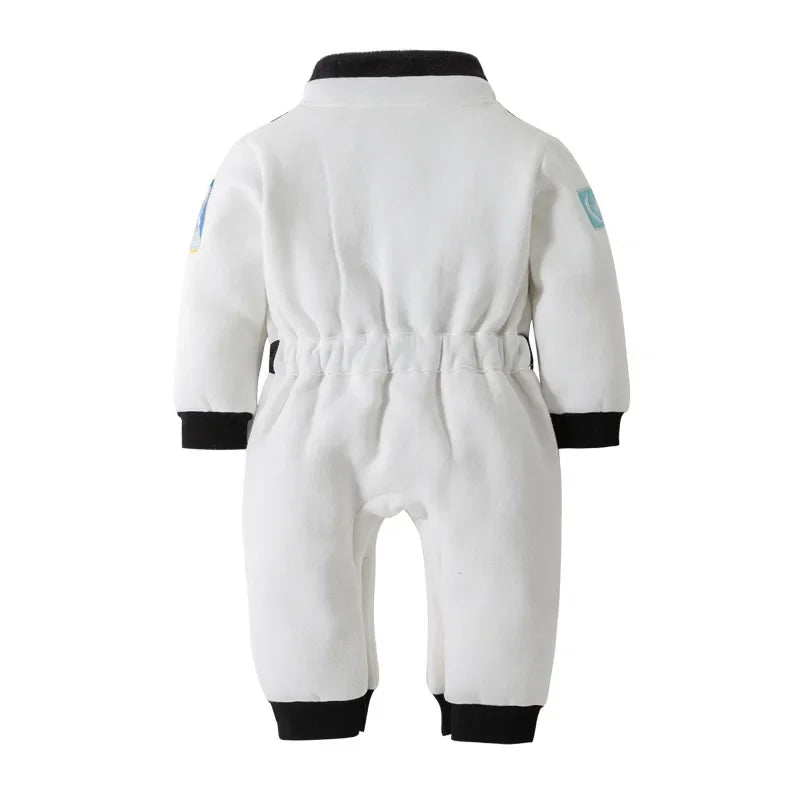Déguisement bébé astronaute blanc body