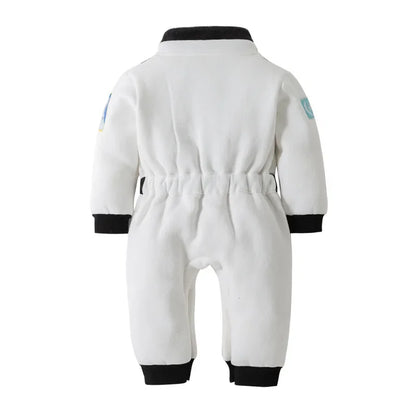 Déguisement bébé astronaute blanc body