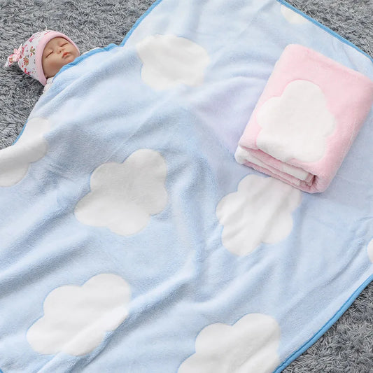 Couverture en flanelle pour bébé