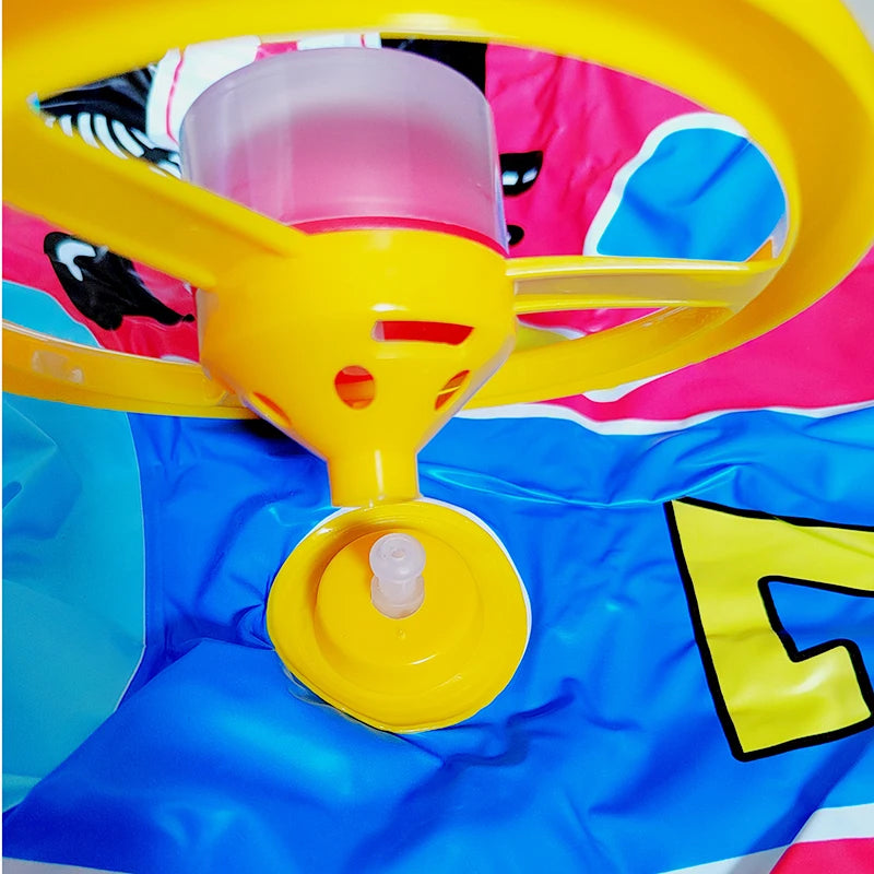 Bateau gonflable pour bébé en forme de voiture