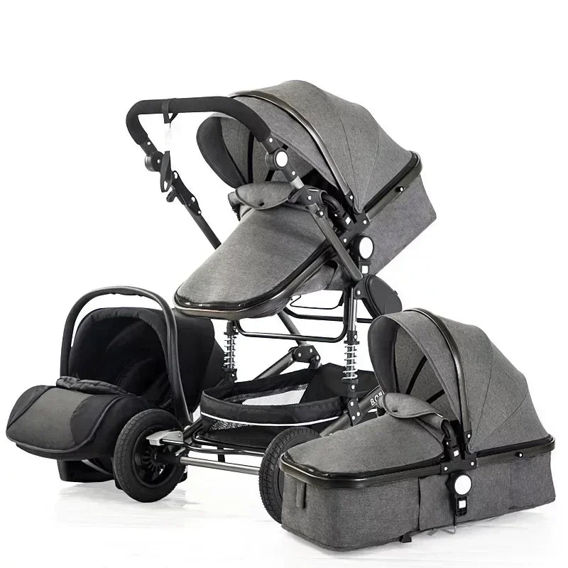 Poussette 3 en 1 pour le transport des nouveau-nés