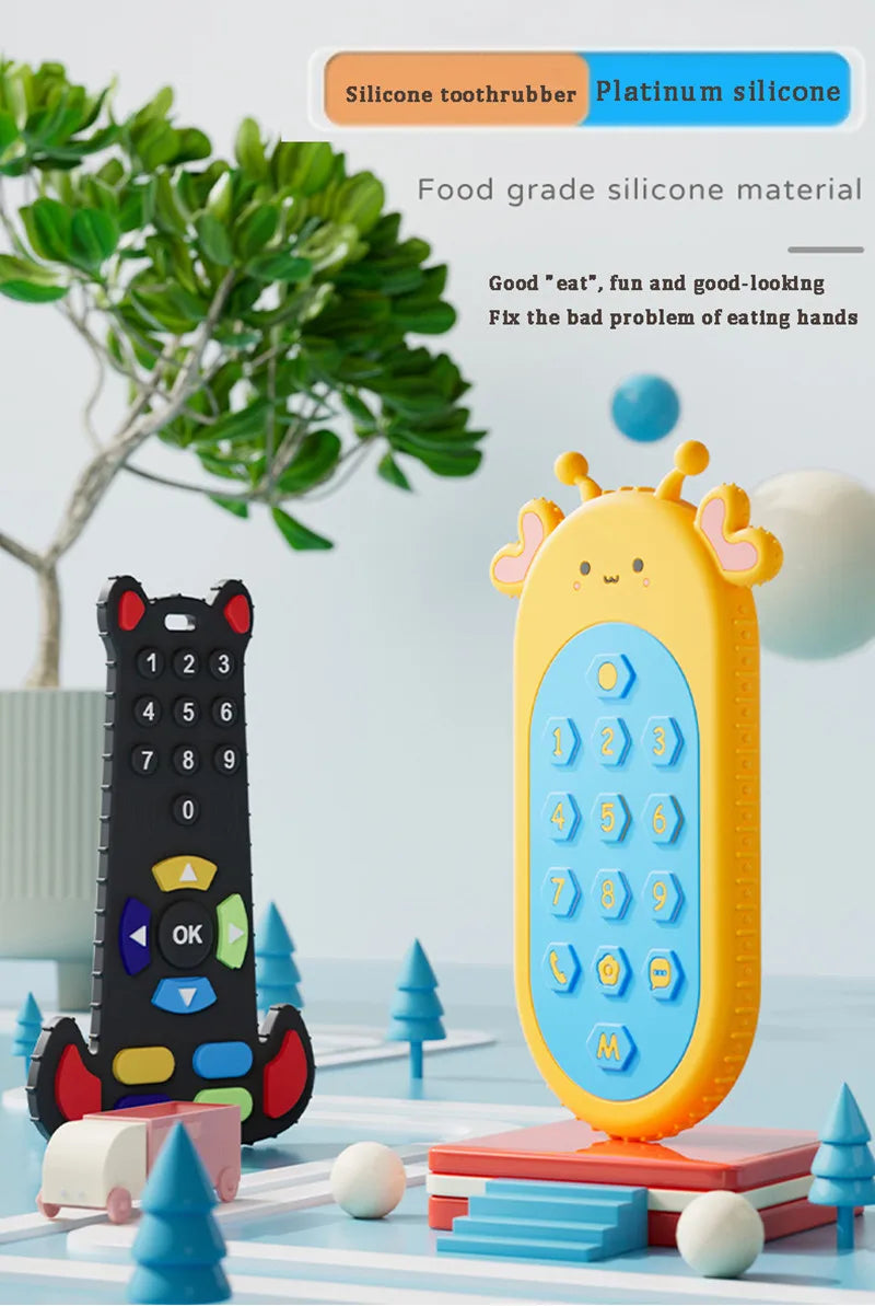 Hochet en caoutchouc souple pour bébé