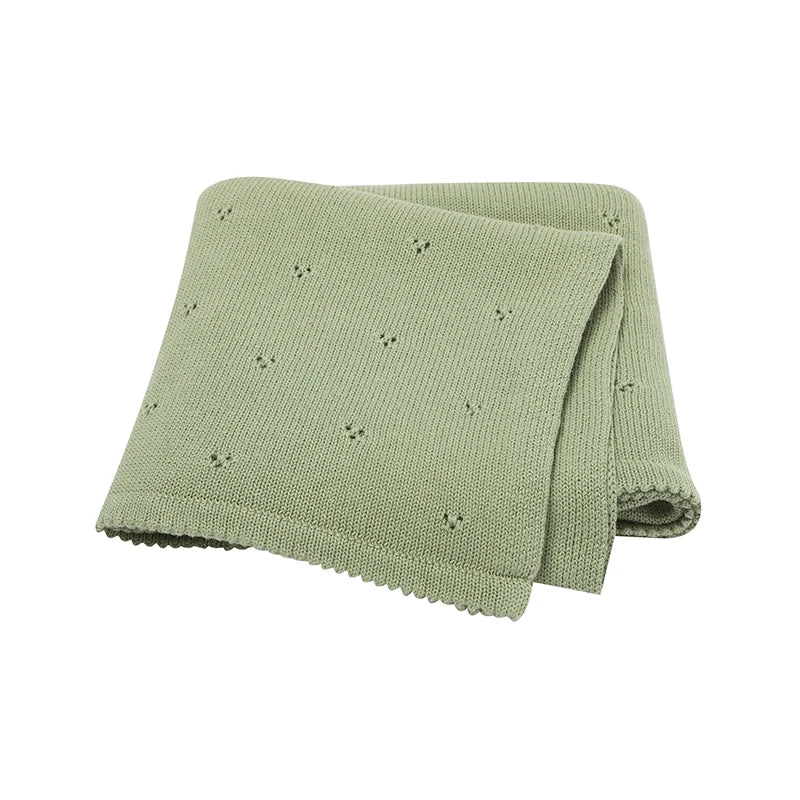 Couverture tricotée et décontractée pour bébé