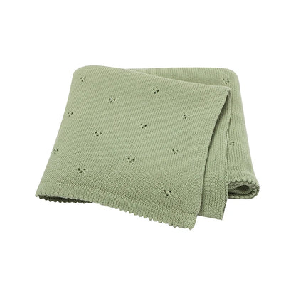 Couverture tricotée et décontractée pour bébé