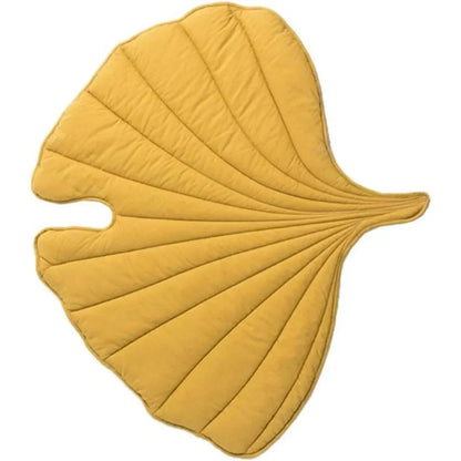 Tapis de sol en coton en forme de belle feuille pour bébé