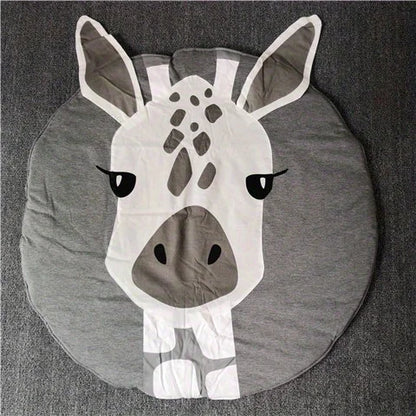 Tapis bébé à motif animal pour ramper