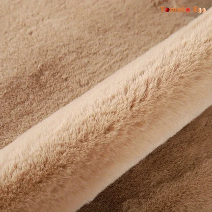 Tapis de sol en fourrure en forme d’ours pour bébé