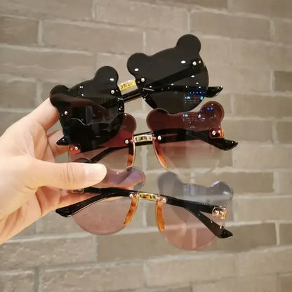 Lunettes de soleil en forme de tête d’ours pour bébé