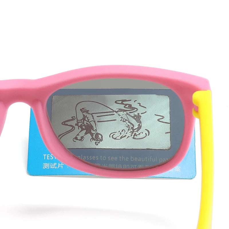 Lunettes de soleil carrées pour enfants