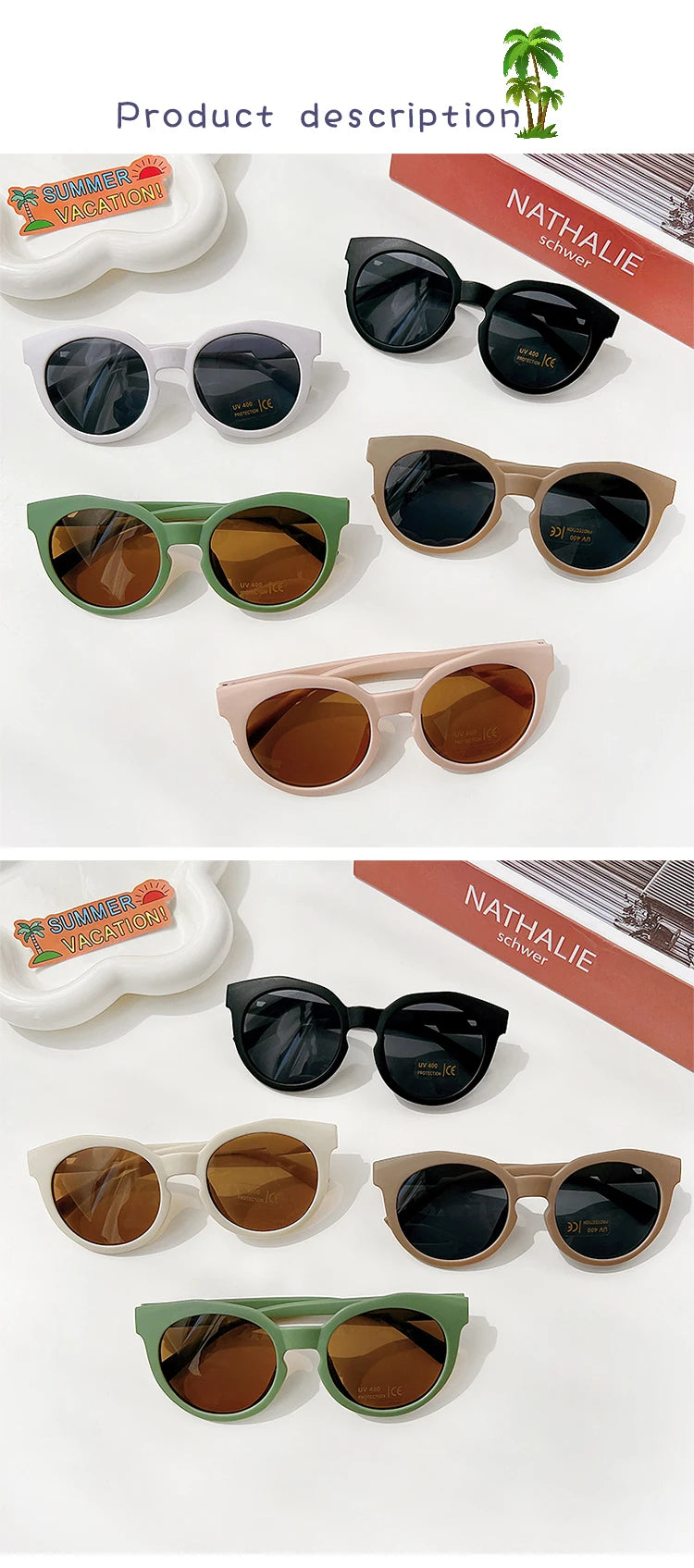 Lunettes de soleil classiques pour enfants