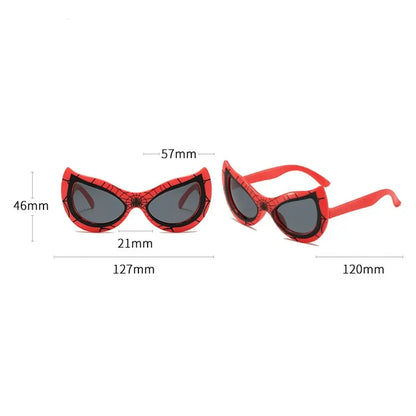 Lunette de soleils à motif de toiles d’araignées pour bébé