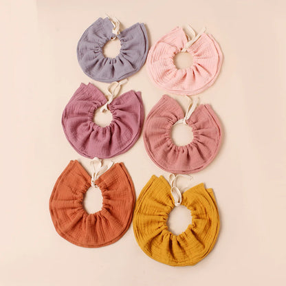 Bavoir pour bébé en gaze de coton doux