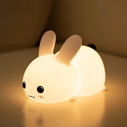 Veilleuse lapin avec télécommande