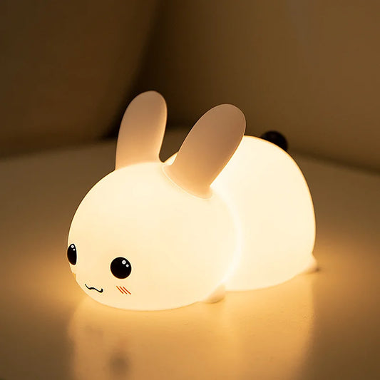Veilleuse lapin avec télécommande